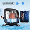 image:imageROVSUN Commercial Beverage Dispenser 52 Gal20L Commercial Juice Dispenser Cold Drink Dispenser 10L X 2 Tanks Stainless Steel with Thermostat Controller for Home Restaurant Bar Party 110V60HZ26 Gallon x 3
