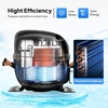 image:imageROVSUN Commercial Beverage Dispenser 52 Gal20L Commercial Juice Dispenser Cold Drink Dispenser 10L X 2 Tanks Stainless Steel with Thermostat Controller for Home Restaurant Bar Party 110V60HZ48 Gallon x 3