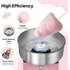 image:imageROVSUN 15 Inch Cotton Candy Machine Commercial Candy Floss Maker Electric Cotton Candy Maker wStainless Steel Bowl amp Sugar Scoop for Home Party Carnival Birthday RedPink