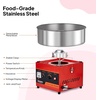 image:imageROVSUN 15 Inch Cotton Candy Machine Commercial Candy Floss Maker Electric Cotton Candy Maker wStainless Steel Bowl amp Sugar Scoop for Home Party Carnival Birthday RedRed