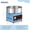 image:imageROVSUN 15 Inch Cotton Candy Machine Commercial Candy Floss Maker Electric Cotton Candy Maker wStainless Steel Bowl amp Sugar Scoop for Home Party Carnival Birthday RedBlue