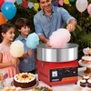 image:imageROVSUN 15 Inch Cotton Candy Machine Commercial Candy Floss Maker Electric Cotton Candy Maker wStainless Steel Bowl amp Sugar Scoop for Home Party Carnival Birthday RedRed