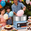 image:imageROVSUN 15 Inch Cotton Candy Machine Commercial Candy Floss Maker Electric Cotton Candy Maker wStainless Steel Bowl amp Sugar Scoop for Home Party Carnival Birthday RedBlue