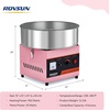image:imageROVSUN 15 Inch Cotton Candy Machine Commercial Candy Floss Maker Electric Cotton Candy Maker wStainless Steel Bowl amp Sugar Scoop for Home Party Carnival Birthday RedPink