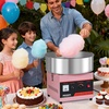 image:imageROVSUN 15 Inch Cotton Candy Machine Commercial Candy Floss Maker Electric Cotton Candy Maker wStainless Steel Bowl amp Sugar Scoop for Home Party Carnival Birthday RedPink