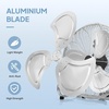 image:imageROVSUN 16inch Heavy Duty Floor amp Wall Mount Fan 2in1 High Velocity Industrial Metal Fan with 3Speed Adjustable Tilt amp WallMounting System Ideal Cooling for Gym Workshop Garage and WarehouseSilver