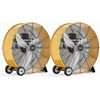 image:imageROVSUN 16inch Heavy Duty Floor amp Wall Mount Fan 2in1 High Velocity Industrial Metal Fan with 3Speed Adjustable Tilt amp WallMounting System Ideal Cooling for Gym Workshop Garage and WarehouseYellow