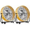 image:imageROVSUN 16inch Heavy Duty Floor amp Wall Mount Fan 2in1 High Velocity Industrial Metal Fan with 3Speed Adjustable Tilt amp WallMounting System Ideal Cooling for Gym Workshop Garage and WarehouseYellow