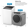 image:imageROVSUN 18CuFt Portable Clothes Dryer and 178LBS FullAutomatic Washing Machine Set Compact Laundry Washer and Dryer Combo Set with Stainless Steel Inner Tub for Apartment Dorms Home35cuft  25lbs