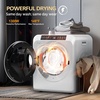 image:imageROVSUN 18CuFt Portable Clothes Dryer and 178LBS FullAutomatic Washing Machine Set Compact Laundry Washer and Dryer Combo Set with Stainless Steel Inner Tub for Apartment Dorms Home35cuft  30lbs