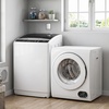 image:imageROVSUN 25LBS Full Automatic Washing Machine and 18CuFt Portable Clothes Dryer Set Compact Laundry Washer and Dryer Combo Set with Stainless Steel Inner Tub for Apartment Dorms Home15cuft  25lbs