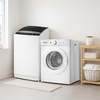 image:imageROVSUN 25LBS Full Automatic Washing Machine and 18CuFt Portable Clothes Dryer Set Compact Laundry Washer and Dryer Combo Set with Stainless Steel Inner Tub for Apartment Dorms Home18cuft  25lbs