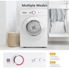 image:imageROVSUN 25LBS Full Automatic Washing Machine and 18CuFt Portable Clothes Dryer Set Compact Laundry Washer and Dryer Combo Set with Stainless Steel Inner Tub for Apartment Dorms Home18cuft  25lbs