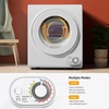 image:imageROVSUN 25LBS Full Automatic Washing Machine and 18CuFt Portable Clothes Dryer Set Compact Laundry Washer and Dryer Combo Set with Stainless Steel Inner Tub for Apartment Dorms Home15cuft  178lbs