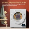 image:imageROVSUN 25LBS Full Automatic Washing Machine and 18CuFt Portable Clothes Dryer Set Compact Laundry Washer and Dryer Combo Set with Stainless Steel Inner Tub for Apartment Dorms Home15cuft  25lbs