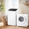 image:imageROVSUN 25LBS Full Automatic Washing Machine and 18CuFt Portable Clothes Dryer Set Compact Laundry Washer and Dryer Combo Set with Stainless Steel Inner Tub for Apartment Dorms Home15cuft  178lbs