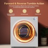 image:imageROVSUN 25LBS Full Automatic Washing Machine and 18CuFt Portable Clothes Dryer Set Compact Laundry Washer and Dryer Combo Set with Stainless Steel Inner Tub for Apartment Dorms Home26cuft  25lbs