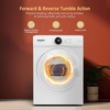 image:imageROVSUN 25LBS Full Automatic Washing Machine and 18CuFt Portable Clothes Dryer Set Compact Laundry Washer and Dryer Combo Set with Stainless Steel Inner Tub for Apartment Dorms Home18cuft  178lbs