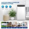 image:imageROVSUN 25LBS Portable Washing Machine FullAutomatic Electric Laundry Machine with Stainless Steel Drum Compact Washer and Spin Dryer Combo with Drain Pump for Home Apartment178lbs