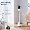image:imageROVSUN 42in Tower Fan with Remote amp APP Control Smart Bladeless Floor Fan with 3 Modes 3 Speeds Digital Display and Oscillating 12H Timer Standing Fan for Home Office Bedroom342pack