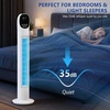 image:imageROVSUN 42in Tower Fan with Remote amp APP Control Smart Bladeless Floor Fan with 3 Modes 3 Speeds Digital Display and Oscillating 12H Timer Standing Fan for Home Office Bedroom34