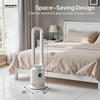 image:imageROVSUN Smart Bladeless Fan 38 Bladeless Tower Fan with BLDC Motor Quiet Oscillating Tower Fan with Remote Portable Cooling Fan with 8H Timer 12 Speed 3 Modes Ideal for Home Bedroom Office322pack