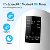 image:imageROVSUN Smart Bladeless Fan 38 Bladeless Tower Fan with BLDC Motor Quiet Oscillating Tower Fan with Remote Portable Cooling Fan with 8H Timer 12 Speed 3 Modes Ideal for Home Bedroom Office382pack