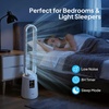 image:imageROVSUN Smart Bladeless Fan 38 Bladeless Tower Fan with BLDC Motor Quiet Oscillating Tower Fan with Remote Portable Cooling Fan with 8H Timer 12 Speed 3 Modes Ideal for Home Bedroom Office38