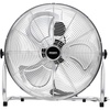 image:imageROVSUN 16inch Heavy Duty Floor amp Wall Mount Fan 2in1 High Velocity Industrial Metal Fan with 3Speed Adjustable Tilt amp WallMounting System Ideal Cooling for Gym Workshop Garage and WarehouseSilver