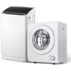 image:imageROVSUN 25LBS Full Automatic Washing Machine and 18CuFt Portable Clothes Dryer Set Compact Laundry Washer and Dryer Combo Set with Stainless Steel Inner Tub for Apartment Dorms Home15cuft  178lbs