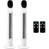 image:imageROVSUN 42in Tower Fan with Remote amp APP Control Smart Bladeless Floor Fan with 3 Modes 3 Speeds Digital Display and Oscillating 12H Timer Standing Fan for Home Office Bedroom342pack