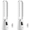 image:imageROVSUN Smart Bladeless Fan 38 Bladeless Tower Fan with BLDC Motor Quiet Oscillating Tower Fan with Remote Portable Cooling Fan with 8H Timer 12 Speed 3 Modes Ideal for Home Bedroom Office382pack