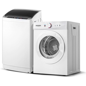image:imageROVSUN 18CuFt Portable Clothes Dryer and 178LBS FullAutomatic Washing Machine Set Compact Laundry Washer and Dryer Combo Set with Stainless Steel Inner Tub for Apartment Dorms Home18cuft  178lbs