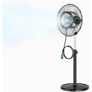 image:imageROVSUN 18inch Misting Pedestal Fan with 5L Water Tank amp 75H Timer 3 Wind Speeds 120Oscillating Standing Mist Fan with Remote amp Panel Control Water Cooling Mister Fan for Indoor Living Room Patio18