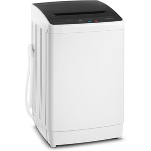 image:imageROVSUN 25LBS Portable Washing Machine FullAutomatic Electric Laundry Machine with Stainless Steel Drum Compact Washer and Spin Dryer Combo with Drain Pump for Home Apartment30lbs