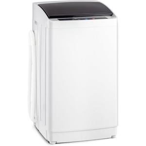 image:imageROVSUN 25LBS Portable Washing Machine FullAutomatic Electric Laundry Machine with Stainless Steel Drum Compact Washer and Spin Dryer Combo with Drain Pump for Home Apartment178lbs