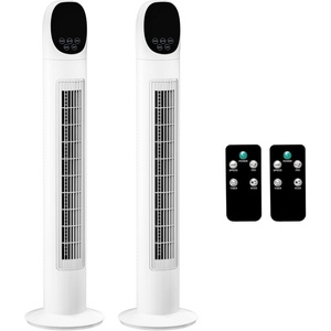 image:imageROVSUN 42in Tower Fan with Remote amp APP Control Smart Bladeless Floor Fan with 3 Modes 3 Speeds Digital Display and Oscillating 12H Timer Standing Fan for Home Office Bedroom342pack