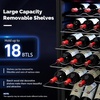 image:imageROVSUN 10W Small Wine Fridge with Compressor 12 Bottles Freestanding Wine Cooler Refrigerator with Touch Panel Control and Glass Door Wine Cellar for Red White Champagne or Sparkling 4164F18 Bottle