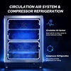 image:imageROVSUN 24 Beverage Refrigerator Cooler with Touch Panel amp Adjustable Shelf Undercounter Beverage and Wine Cooler Refrigerator for Soda Beer Builtin or Freestanding for Home Office Kitchen or Bar58 CuFt