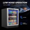 image:imageROVSUN 24 Beverage Refrigerator Cooler with Touch Panel amp Adjustable Shelf Undercounter Beverage and Wine Cooler Refrigerator for Soda Beer Builtin or Freestanding for Home Office Kitchen or Bar58 CuFt