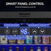 image:imageROVSUN 24 Beverage Refrigerator Cooler with Touch Panel amp Adjustable Shelf Undercounter Beverage and Wine Cooler Refrigerator for Soda Beer Builtin or Freestanding for Home Office Kitchen or Bar58 CuFt