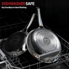 image:imageROVSUN 11 Pcs NonStick Cookware Set Stainless Steel Pots and Pans Set with Lids NonToxic Kitchen Set Chefs Pan PFOA amp PTFE Free Compatible for All Cooktops11 Pcs