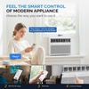 image:imageROVSUN 11000 BTU Inverter Window Air Conditioner with Heater amp WiFi Window AC Unit with Remote amp App Control Ultra Quiet Design amp Easy Install Kit Compatible with AlexaGoogle Assistant 115V60Hz8000BTUInverter115V