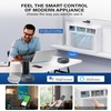 image:imageROVSUN 11000 BTU Inverter Window Air Conditioner with Heater amp WiFi Window AC Unit with Remote amp App Control Ultra Quiet Design amp Easy Install Kit Compatible with AlexaGoogle Assistant 115V60Hz18000BTU230V