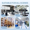image:imageROVSUN 16 High Velocity Floor Fan with WallMounting System 3Speed Heavy Duty Metal Industrial Fan with Adjustable Tilt Wall Mount Fan Cooling for Commercial Garage Workshop Greenhouse and Gym20 2pack