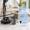image:imageROVSUN 18 Pedestal Misting Fan with 5L132Gal Water Tank for Humidifier 120Oscillating Standing Mister Fan with 3 Speeds amp 75H Timer Remote amp Panel Control and Wheels Cooling for Home Patio18inch5L