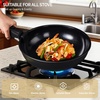 image:imageROVSUN 20 Pcs Nonstick Pots and Pans Set Cast Aluminum Kitchen Cookware Set RV Kitchen Cooking Set and Utensils PFAS PFOA amp PFOS Free Black Skillet Saute Pan Soup PotBlack