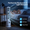 image:imageROVSUN 32inch Bladeless Tower Fan Quiet Smart Bladeless Fan for Bedroom 90Oscillating Cooling Fan with 3 Speeds 3 Modes 12H Timer Compact Tower Fan with Remote Safe Design for Home Bedroom32