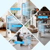 image:imageROVSUN 32inch Bladeless Tower Fan Quiet Smart Bladeless Fan for Bedroom 90Oscillating Cooling Fan with 3 Speeds 3 Modes 12H Timer Compact Tower Fan with Remote Safe Design for Home Bedroom32