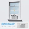 image:imageROVSUN Smart 18000BTU Window Air Conditioner with WiFi Energy Saving Window AC Unit with Remote amp App Control amp Timer Function amp Easy Install Kit for Rooms up to 1000 Square Feet 230V60Hz White10000 BTU WIFI